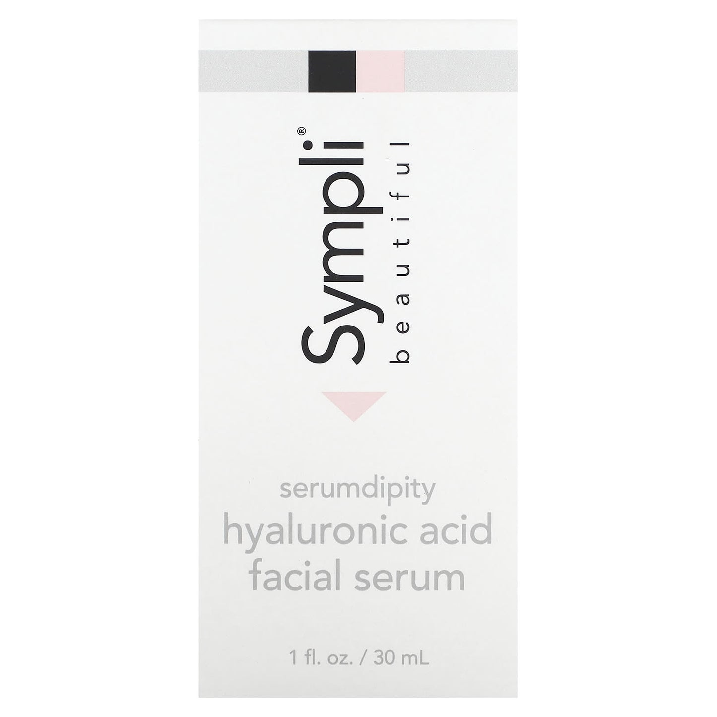 Sympli Beautiful, Serumdipity, Hyaluronic Acid Facial Serum, 1 fl oz (30 ml)