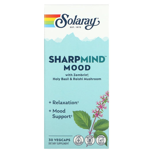 Solaray-SharpMind Mood-30 Vegcaps