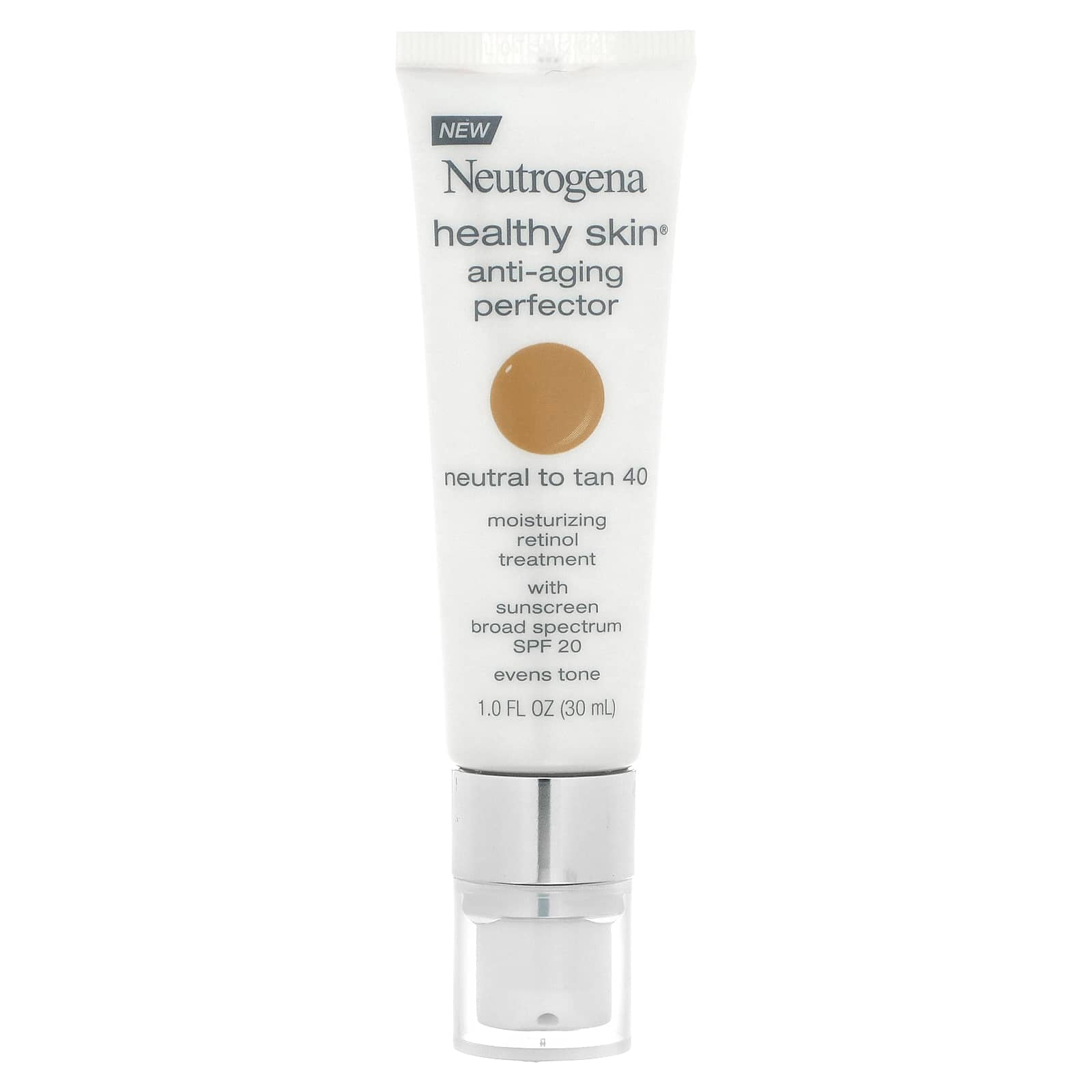 Neutrogena-Healthy Skin-Anti-Aging Perfector-SPF 20-Neutral to Tan 40-1 fl oz (30 ml)