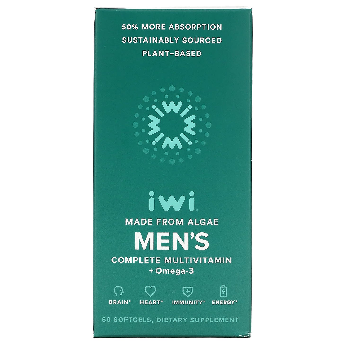 iWi-Men's Complete Multivitamin + Omega-3-60 Softgels