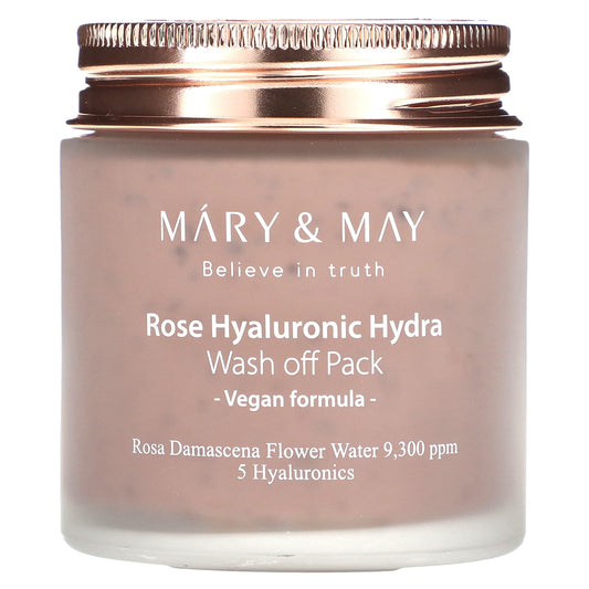 Mary & May-Rose Hyaluronic Hydra-Wash Off Pack-4.4 oz (125 g)