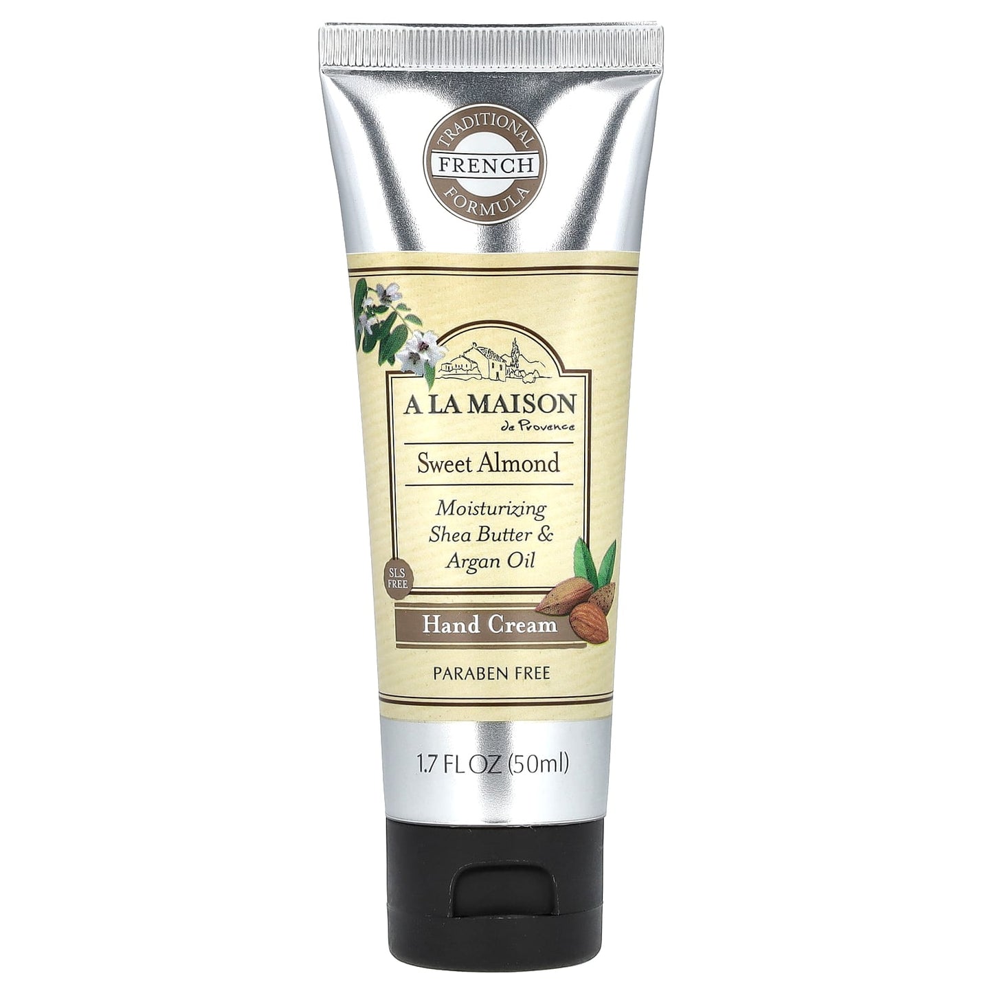 A La Maison de Provence-Hand Cream-Sweet Almond-1.7 fl oz (50 ml)