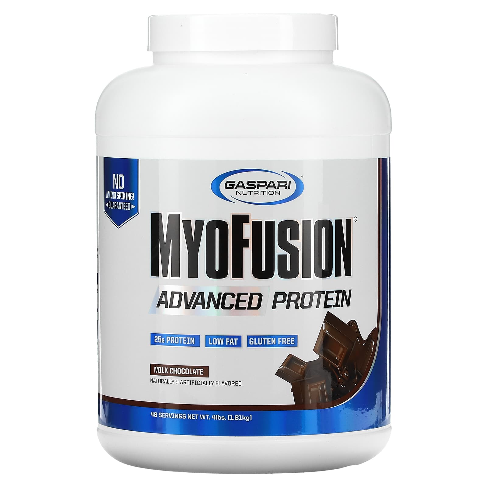 Gaspari Nutrition-MyoFusion-Advanced Protein-Milk Chocolate-4 lbs (1.81 kg)