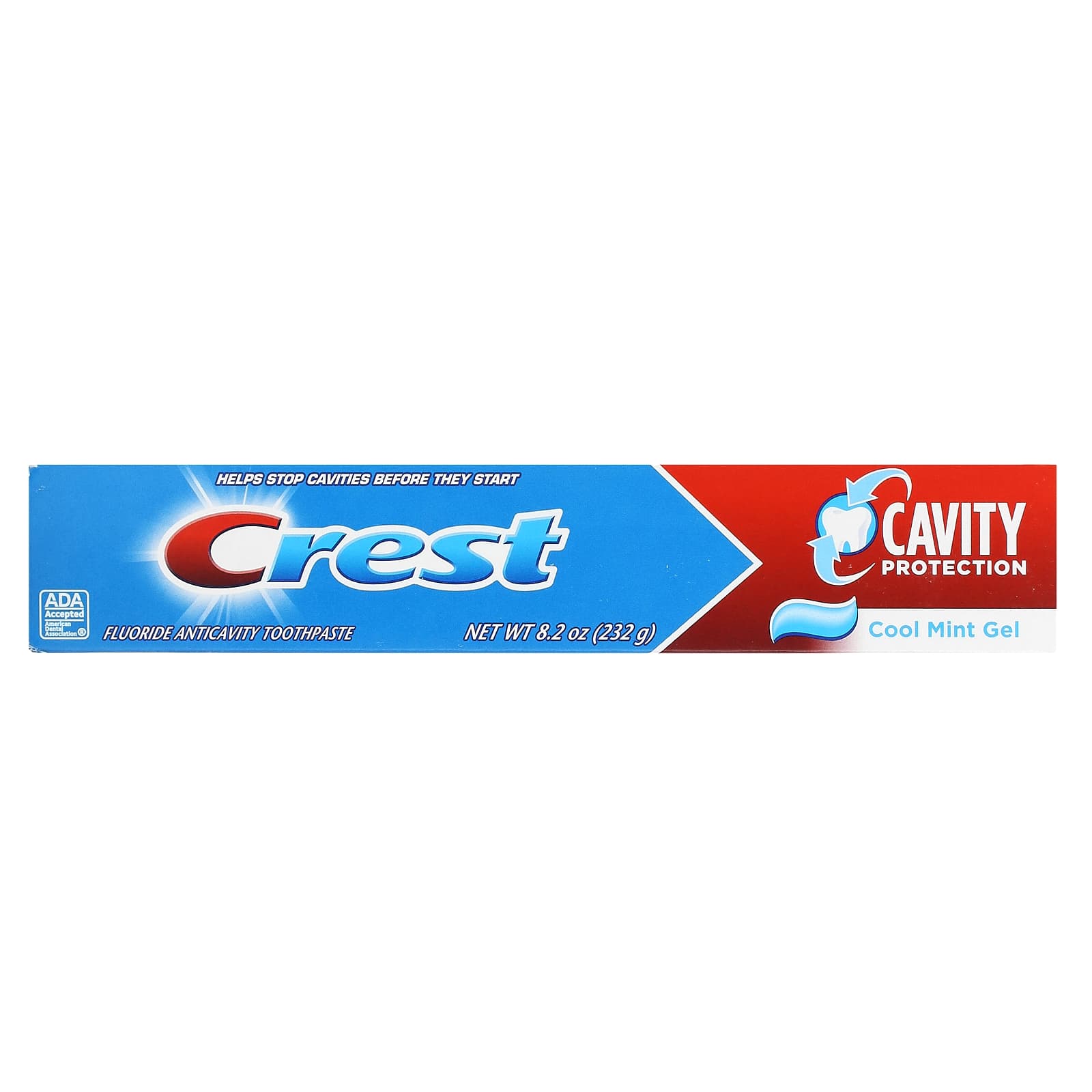 Crest-Cavity Protection-Fluoride Toothpaste-Cool Mint Gel-8.2 oz (232 g)