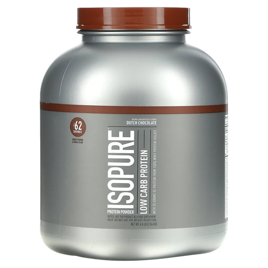 Isopure-Low Carb Protein Powder-Dutch Chocolate-4.5 lb (2.04 kg)