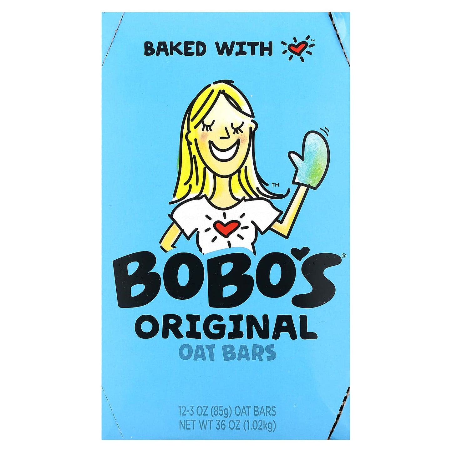 Bobo's Oat Bars-Original Oat Bars-12 Bars-3 oz (85 g) Each