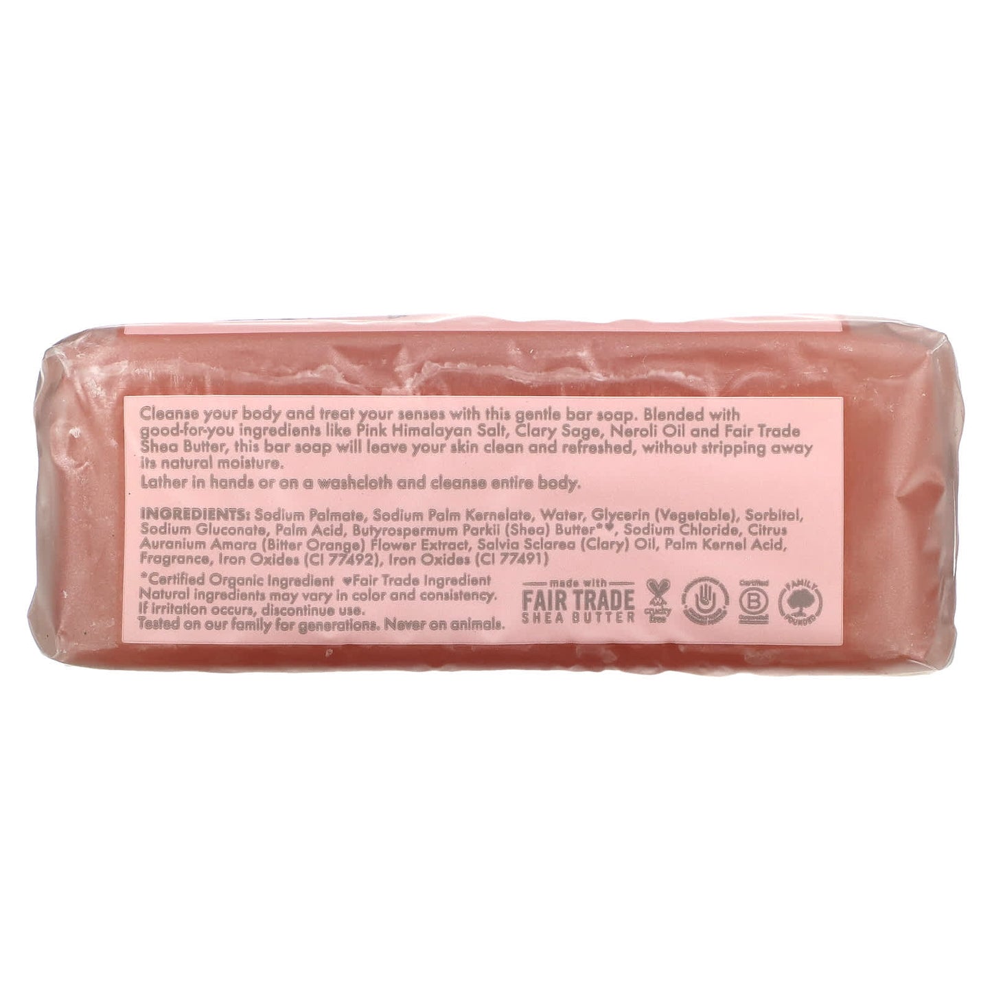 SheaMoisture, Relaxing Bar Soap, Pink Himalayan Salt , 8 oz (227 g)