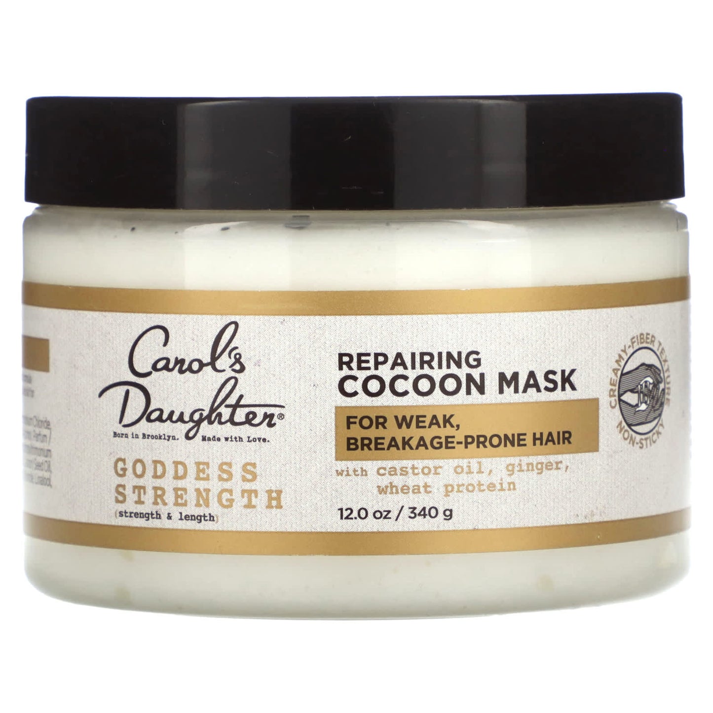 Carol's Daughter-Goddess Strength-Repairing Cocoon Mask-For Weak-Breakage-Prone Hair-12 oz (340 g)