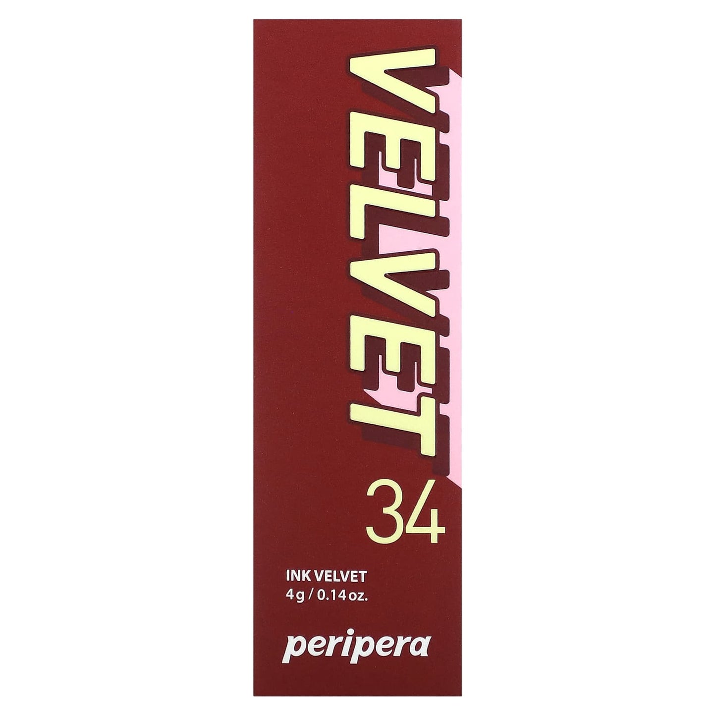 Peripera, Ink Velvet Lip Tint, 34 Smoky Red, 0.14 oz (4 g)