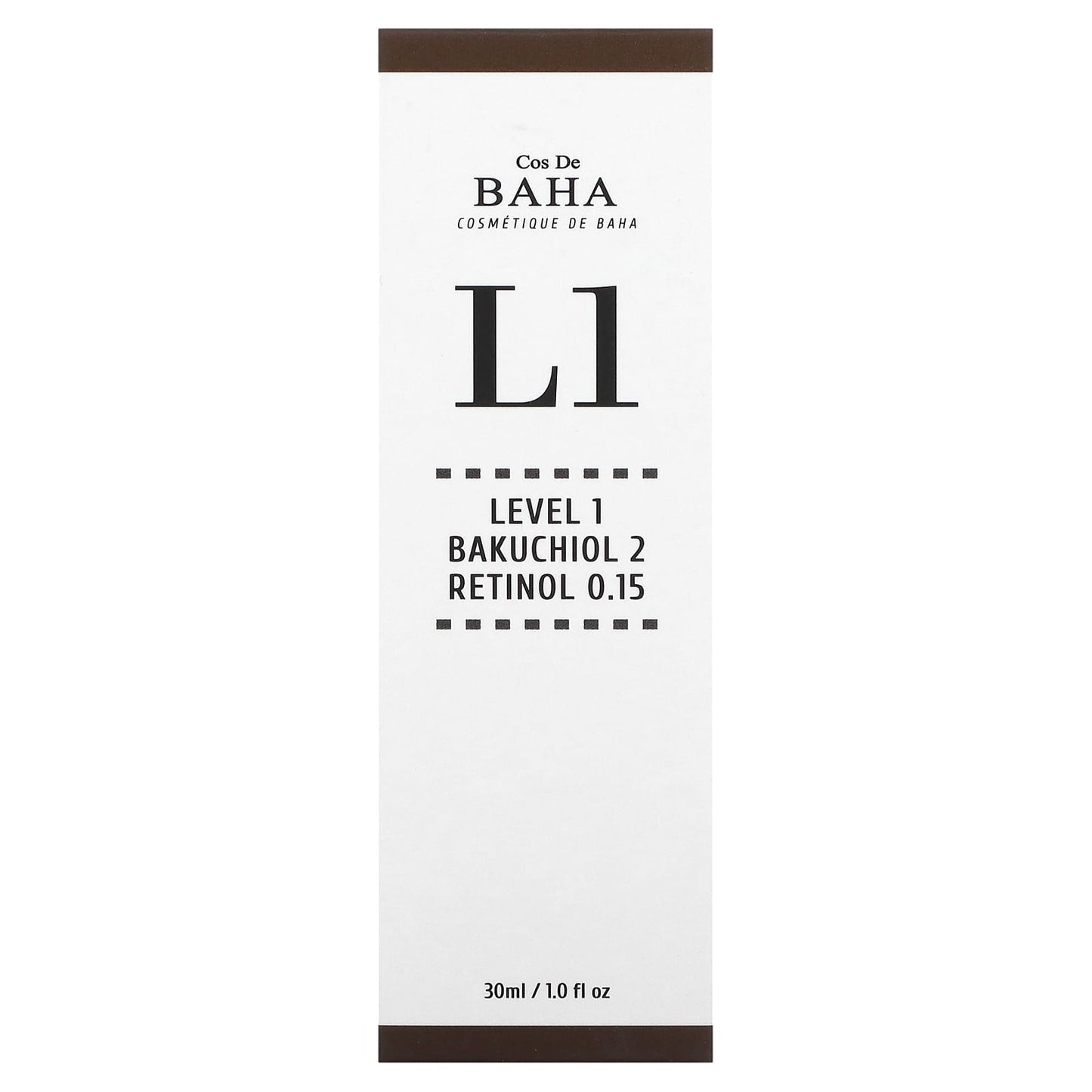 Cos De BAHA, L1, Bakuchiol 2 Retinol 0.15 Serum, 1 fl oz (30 ml)