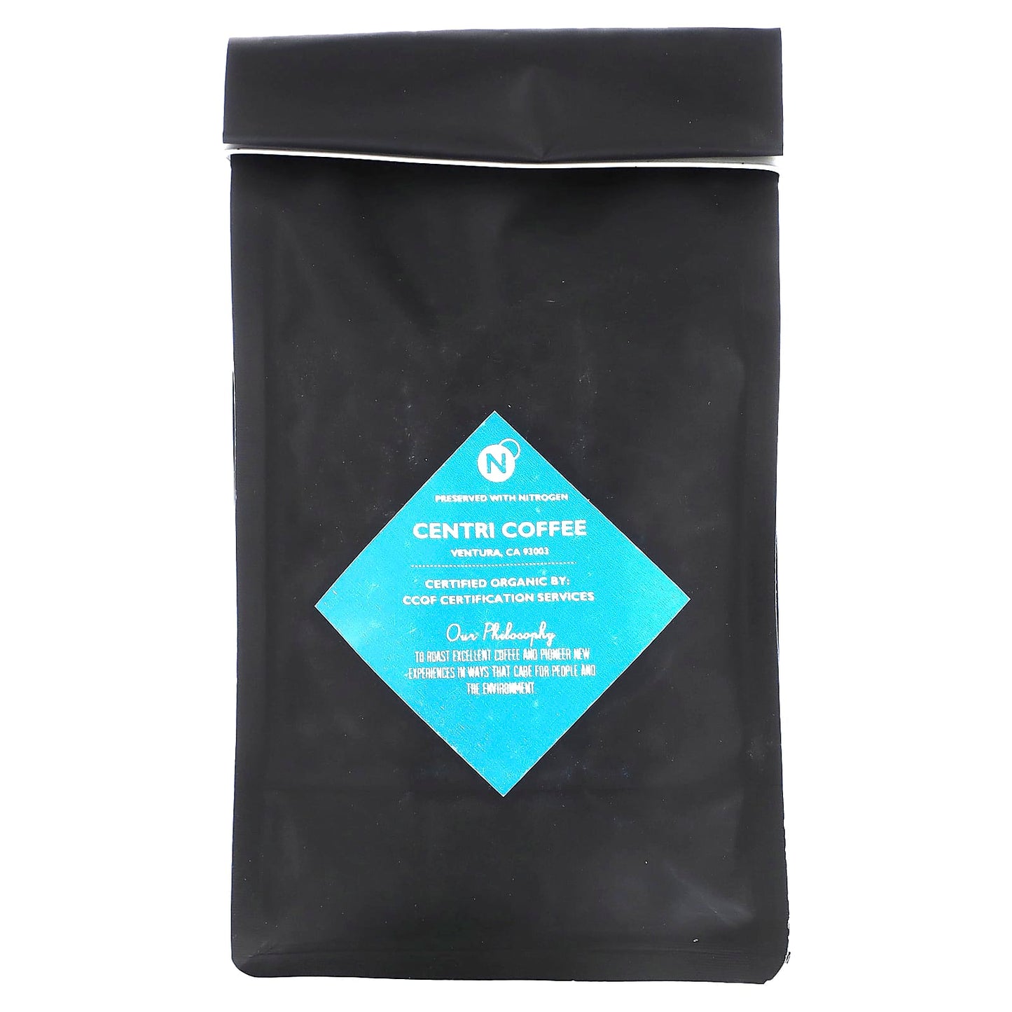 Cafe Altura, Centri Coffee, Organic One Black, Caramel + Chocolate, Whole Bean, Decaf, 12 oz (340 g)