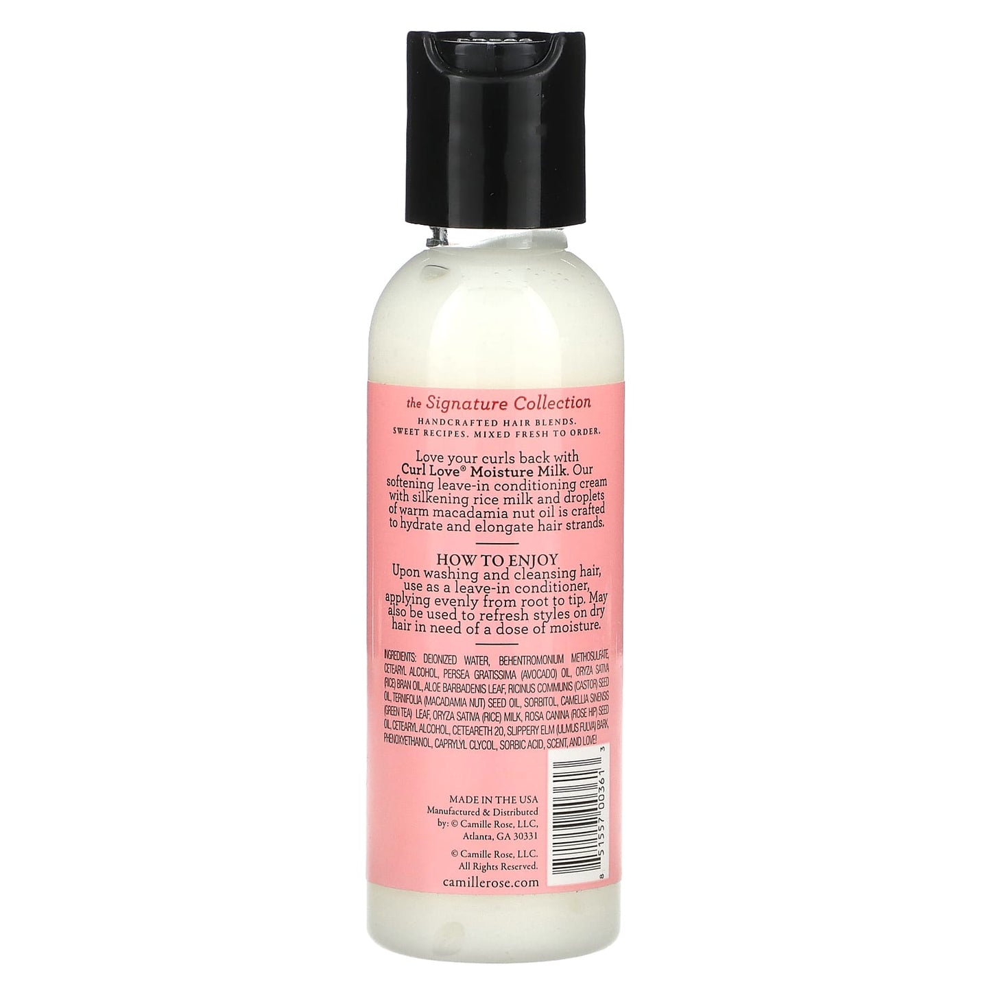 Camille Rose, Curl Love, Moisture Milk, 2 oz (59 ml)