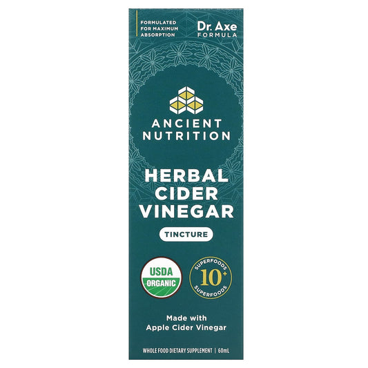 Ancient Nutrition-Herbal Cider Vinegar-60 ml