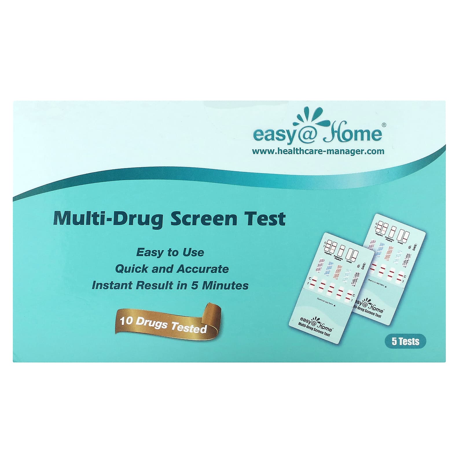 Easy@Home-Multi-Drug Screen Test-5 Tests