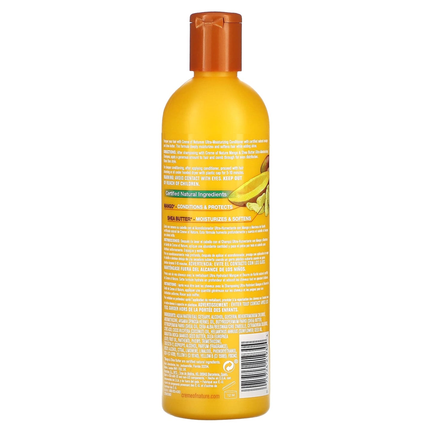 Creme Of Nature, Ultra-Moisturizing Conditioner, For Dehydrated Hair, Mango & Shea Butter , 12 fl oz (354 ml)