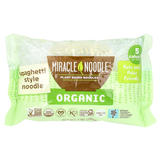 Miracle Noodle-Organic Spaghetti Style Noodle-7 oz (200 g)