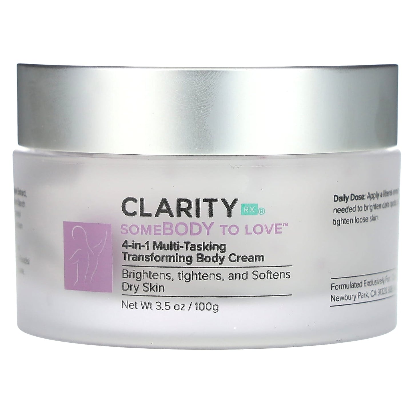 ClarityRx-Sombody To Love-4-in-1 Multi-Tasking Transforming Body Cream-3.5 oz (100 g)