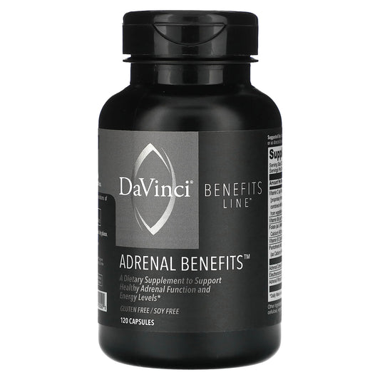 DaVinci Laboratories of Vermont-Benefits Line-Adrenal Benefits-120 Capsules