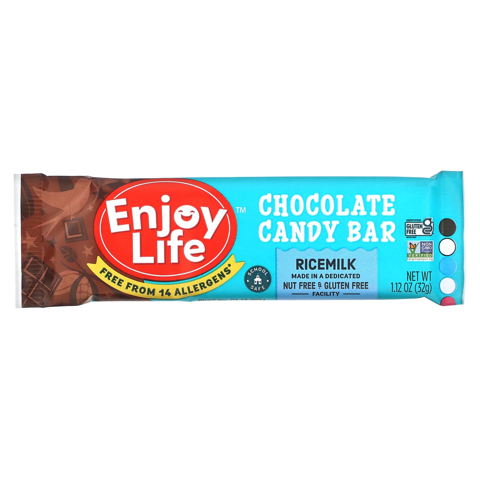 Enjoy Life Foods-Chocolate Candy Bar-Ricemilk-1.12 oz (32 g)