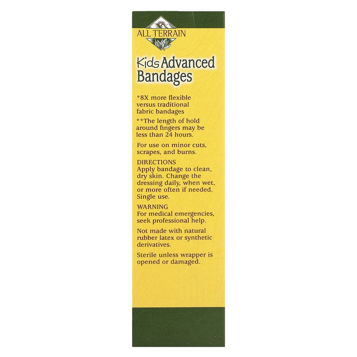 All Terrain, Kids Advanced Bandages, Assorted Sizes, 20 Bandages