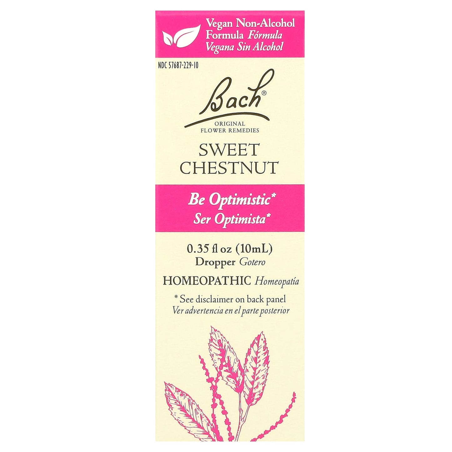 Bach-Original Flower Remedies-Sweet Chestnut-0.35 fl oz (10 ml)