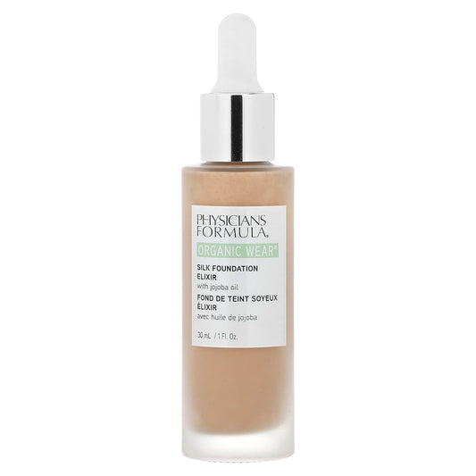 Physicians Formula-Organic Wear-Silk Foundation Elixir with Jojoba-Fair-To-Light-1 fl oz (30 ml)