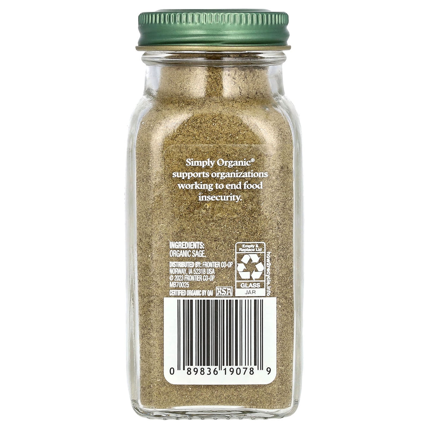 Simply Organic, Sage, 1.2 oz (34 g)