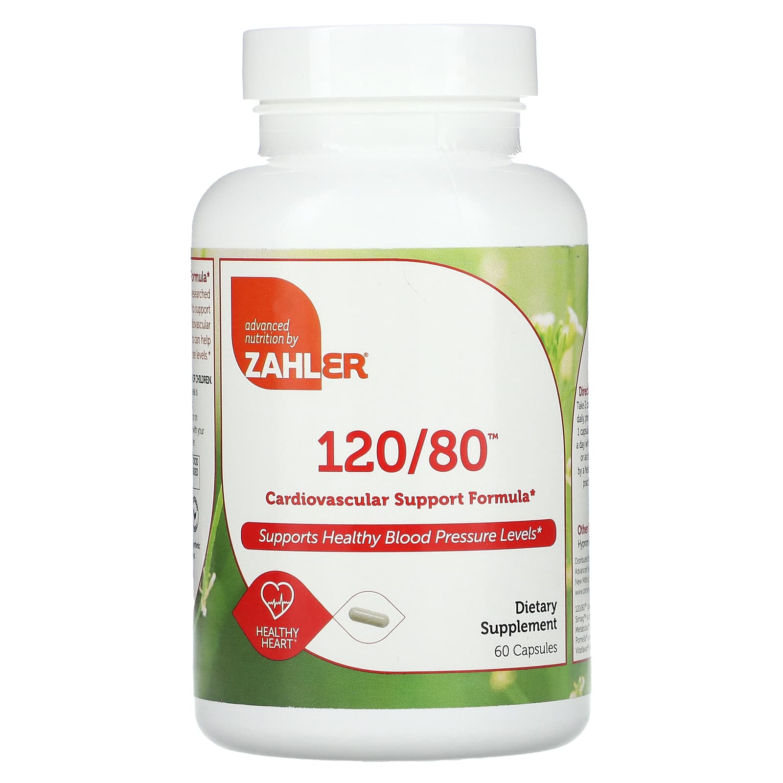 Zahler-120/80-Cardiovascular Support Formula-60 Capsules