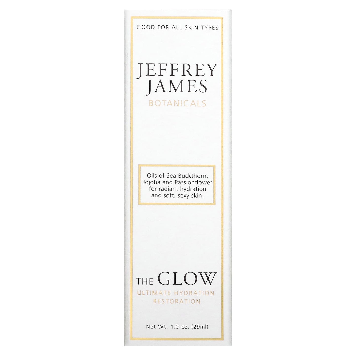 Jeffrey James Botanicals, The Glow Ultimate Hydration Restoration, 1.0 oz (29 ml)