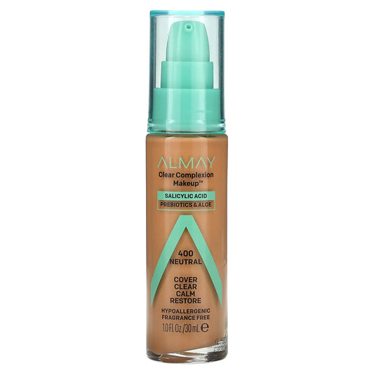 Almay-Clear Complexion Makeup-400 Neutral-1 fl oz (30 ml)