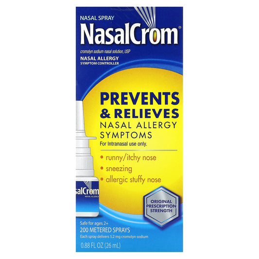 NasalCrom-Nasal Spray-Prevents & Relieves-Ages 2+-0.88 fl oz (26 ml)