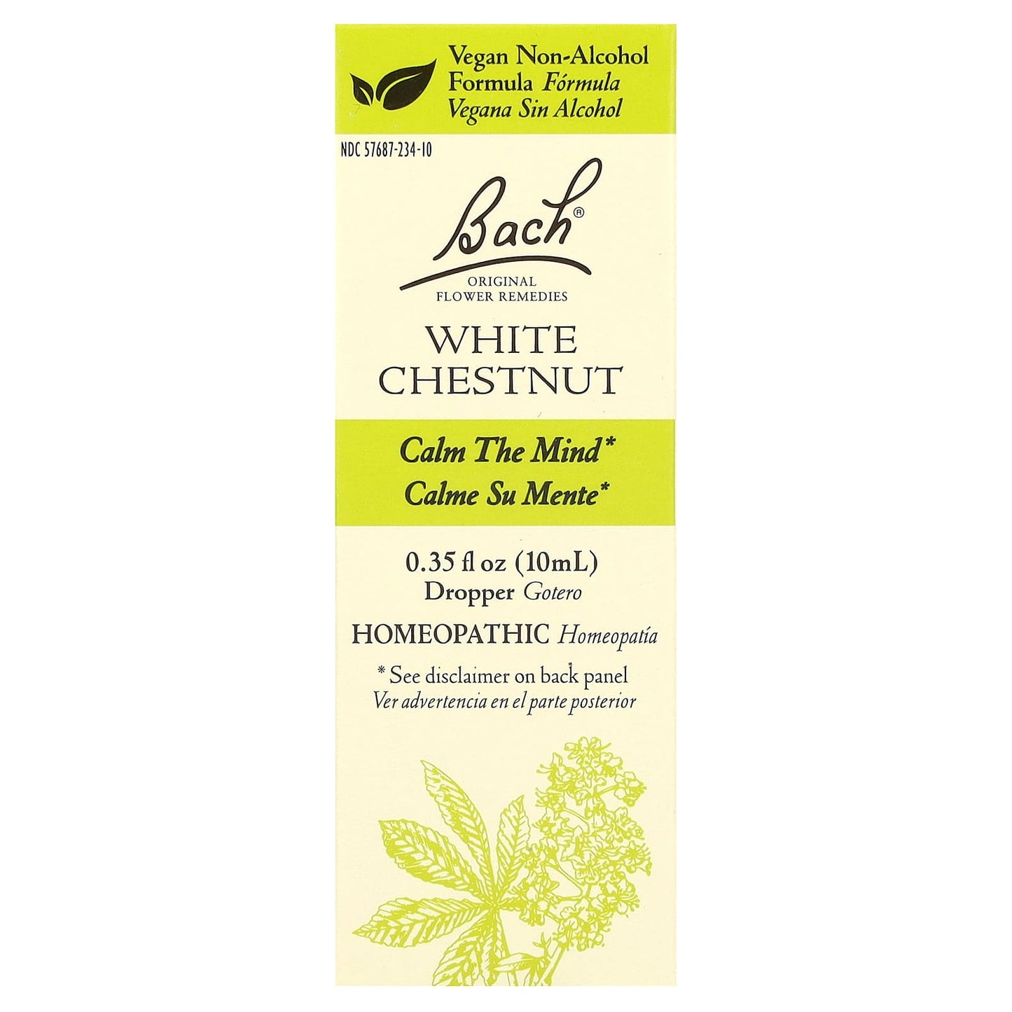 Bach-Original Flower Remedies-White Chestnut-0.35 fl oz (10 ml)