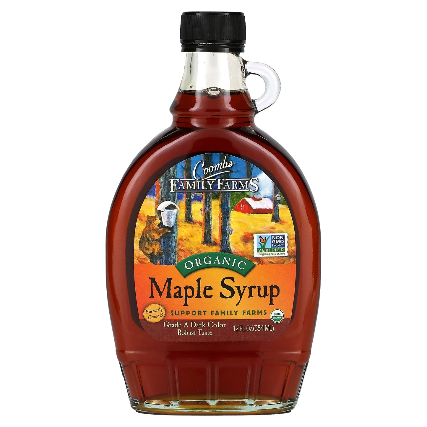 Coombs Family Farms-Organic Maple Syrup-Dark-12 fl oz (354 ml)