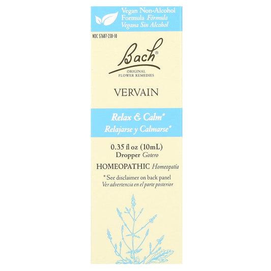 Bach-Original Flower Remedies-Vervain-0.35 fl oz (10 ml)