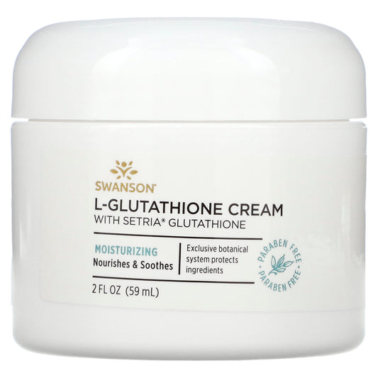 Swanson-L-Glutathione Cream with Setria Glutathione-2 fl oz (59 ml)