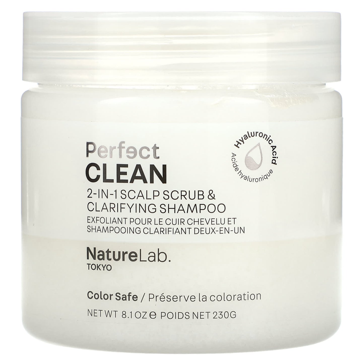 NatureLab Tokyo-Perfect Clean-2-in-1 Scalp Scrub & Clarifying Shampoo-8.1 oz (230 g)