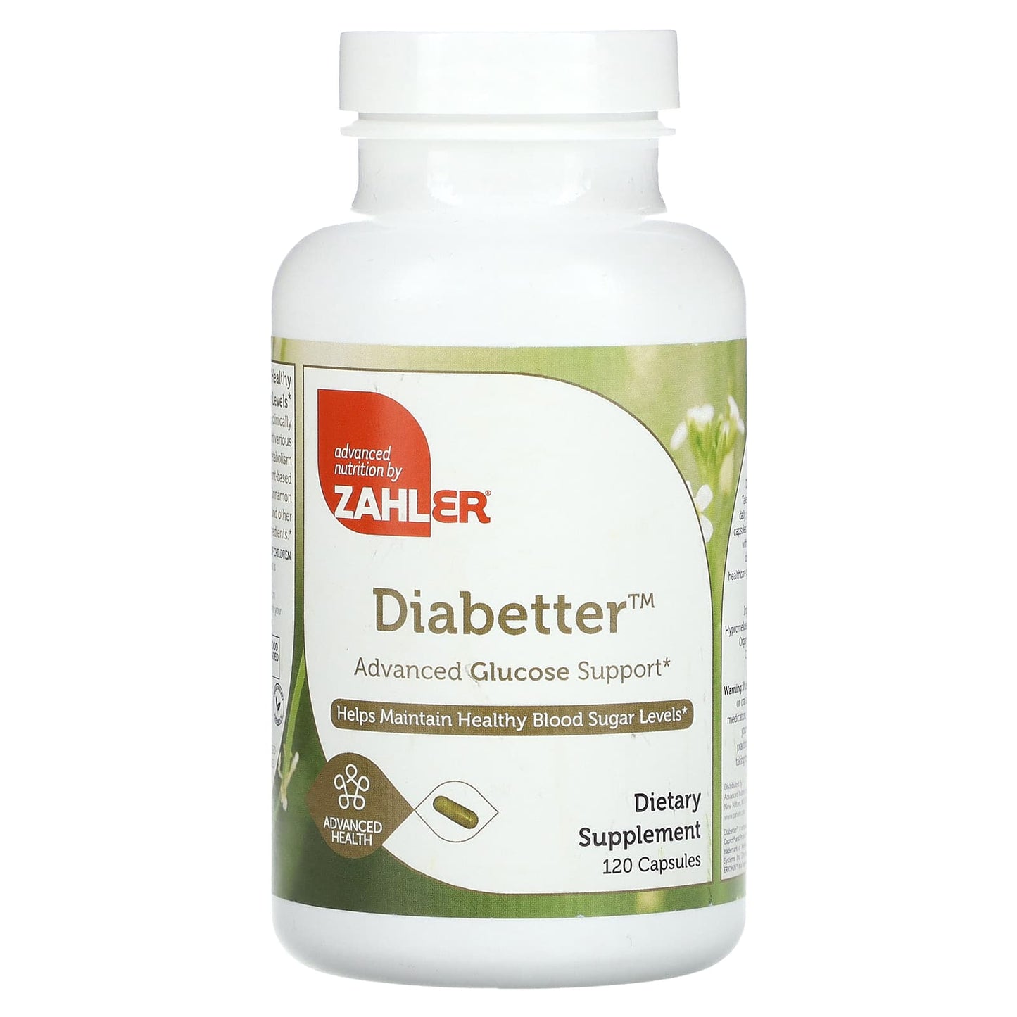 Zahler-Diabetter-Advanced Glucose Support-120 Capsules