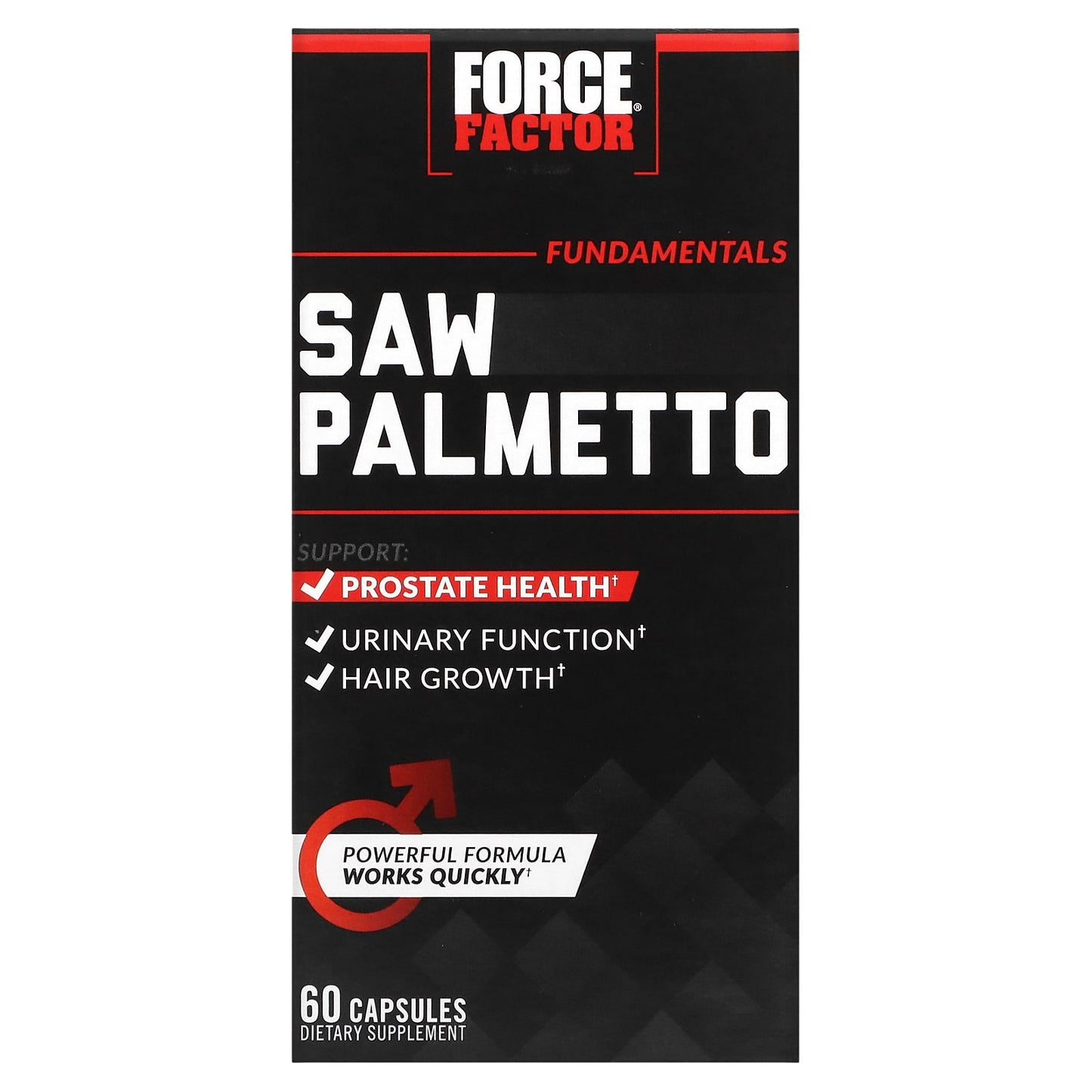 Force Factor-Fundamentals-Saw Palmetto-60 Capsules