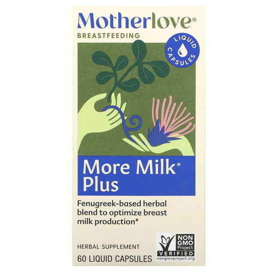 Motherlove-Breastfeeding-More Milk Plus-60 Liquid Capsules