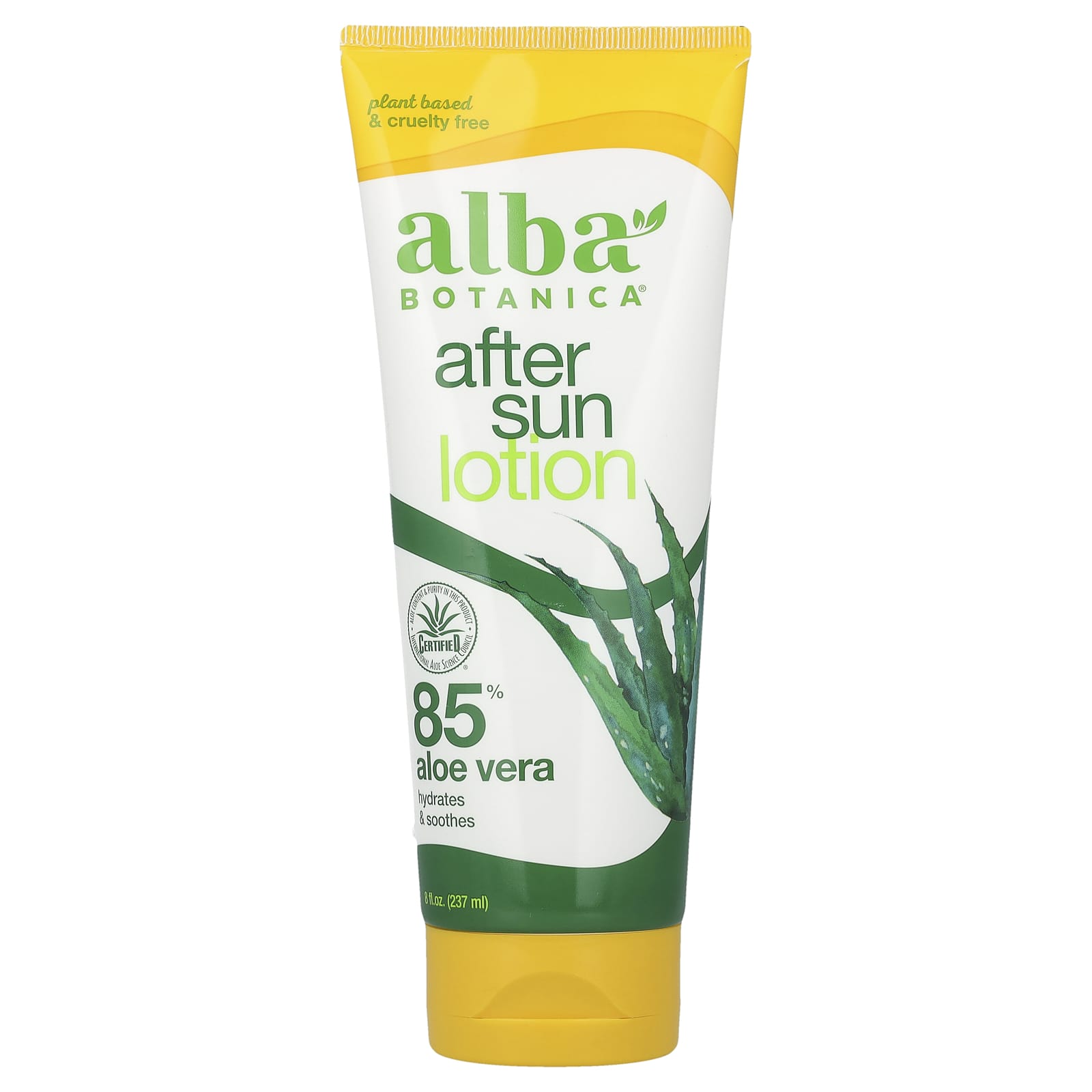 Alba Botanica-After Sun Lotion-85% Aloe Vera -8 fl oz (237 ml)