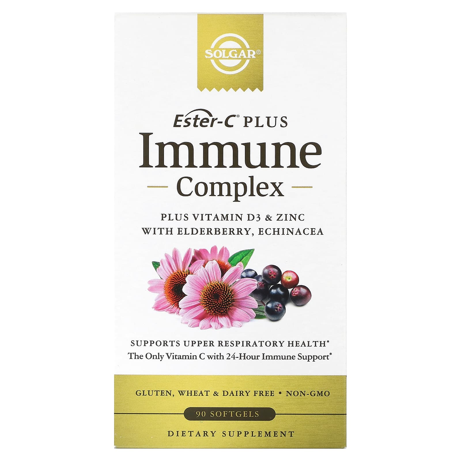 Solgar-Ester-C Plus-Immune Complex-90 Softgels