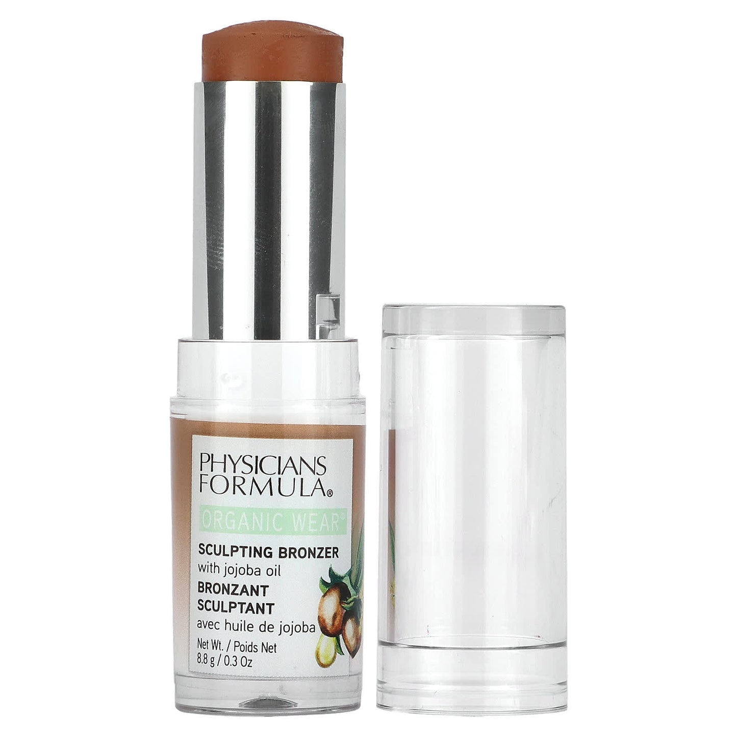 Physicians Formula-Organic Wear-Sculpting Bronzer with Jojoba Oil-Mocha-0.3 oz (8.8 g)