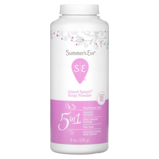 Summer's Eve-5 in 1 Island Splash Body Powder-8 oz (226 g)