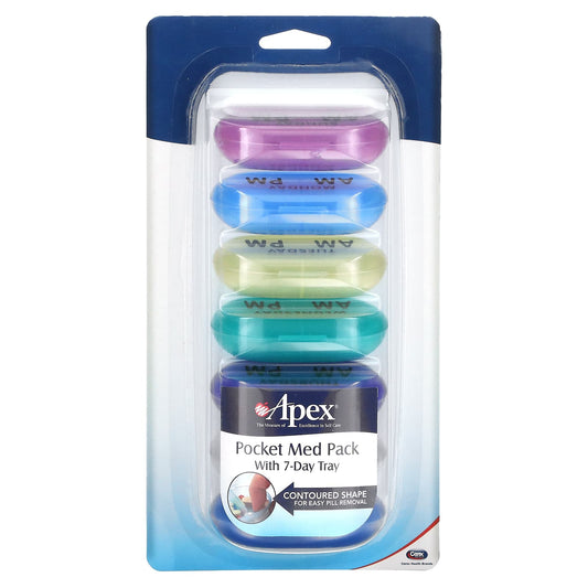 Apex-Pocket Med Pack with 7-Day Tray-1 Tray