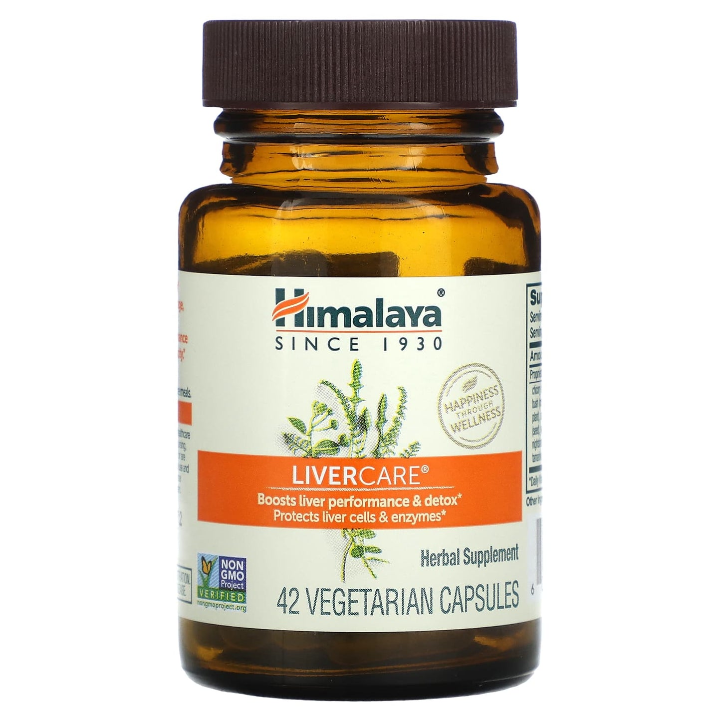 Himalaya, LiverCare, 42 Vegetarian Capsules