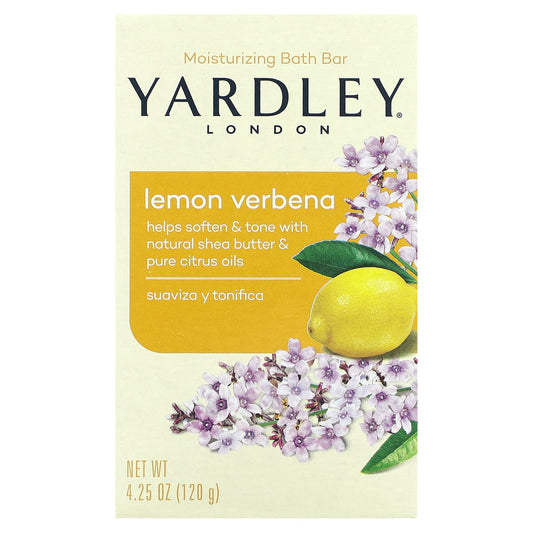 Yardley London-Moisturizing Bath Bar-Lemon Verbena-4.25 oz (120 g)