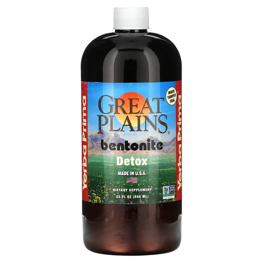 Yerba Prima-Great Plains Bentonite Detox-32 fl oz (946 ml)