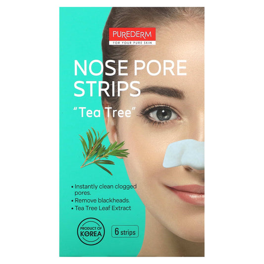 Purederm-Nose Pore Strips-Tea Tree-6 Strips