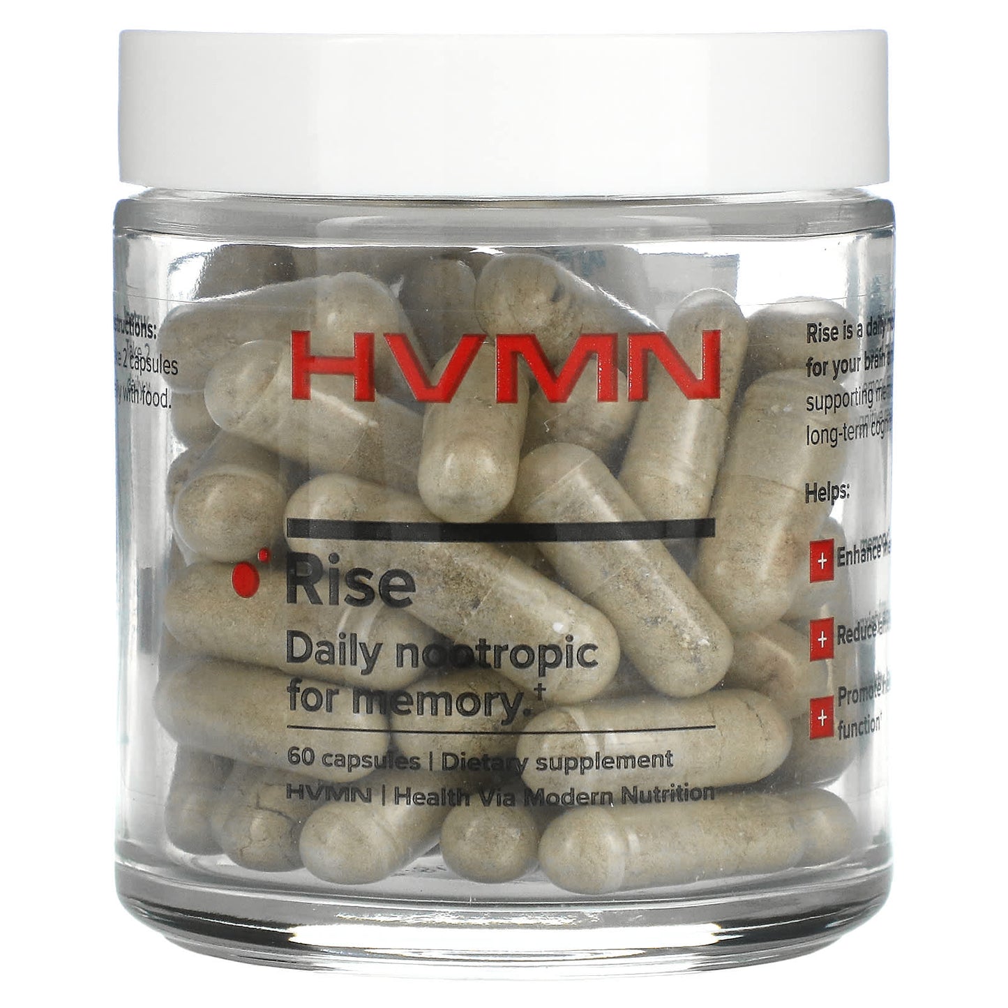 HVMN, Rise, 60 Capsules