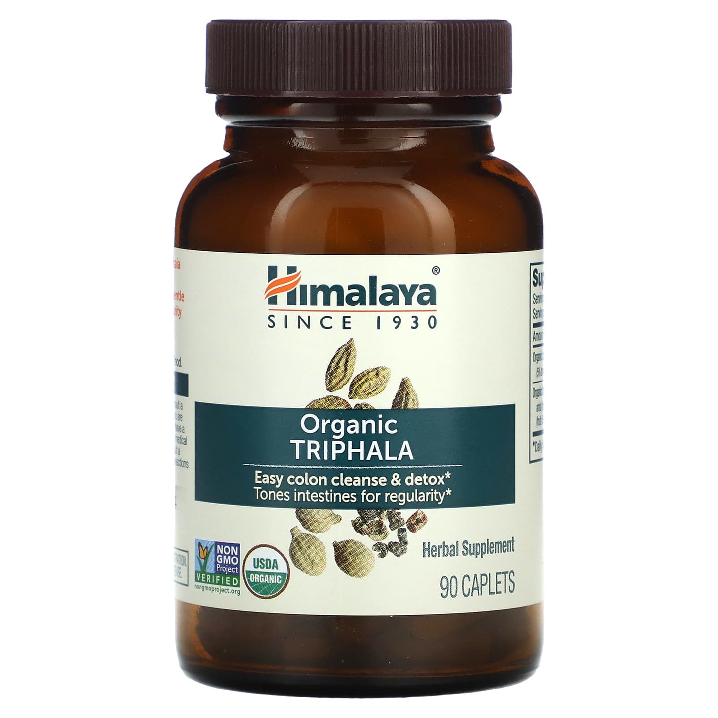 Himalaya, Organic Triphala, 90 Caplets